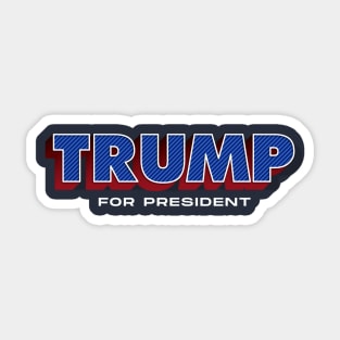 Trump for President Sticker